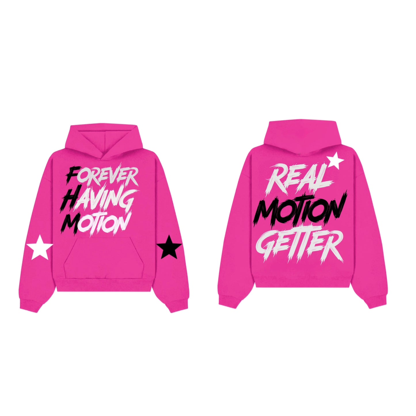 Pink FHM Motion Getter Hoodie