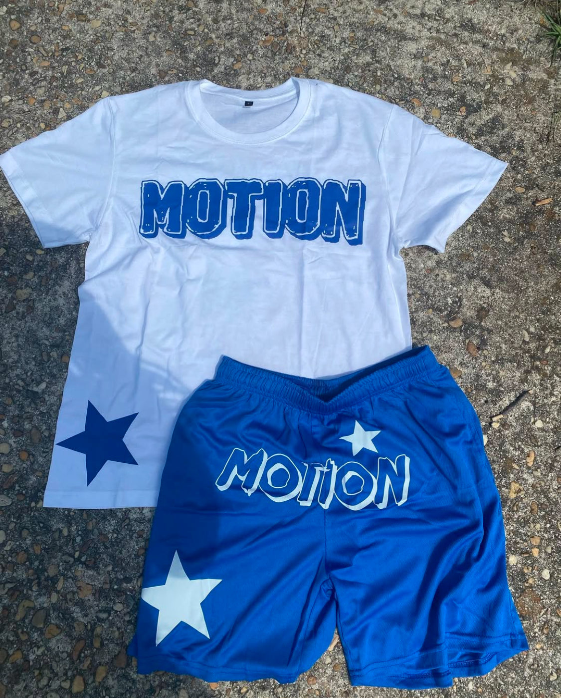 Blue & White Motion Skeleton Sets