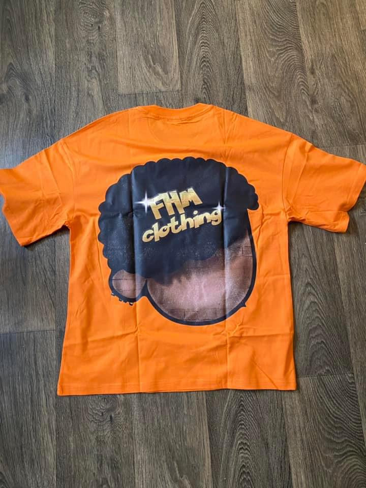 Orange FHM “Money Talks” Oversized Tee